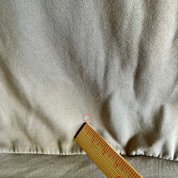 Unbranded Pullover 1/4 Zip Taupe Sweatshirt w/Mandarin Collar; Size XL - Picture 8 of 9